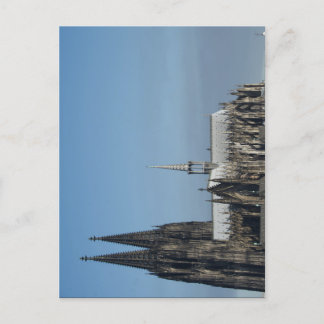 Kölner Dom in der Seitenansicht im Morgenlicht Postkarte