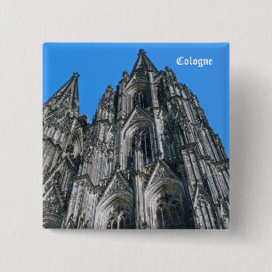 Kölner Dom Knopf Button