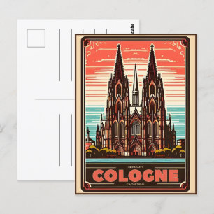 Kölner Dom, Köln - Urlaub Postkarte