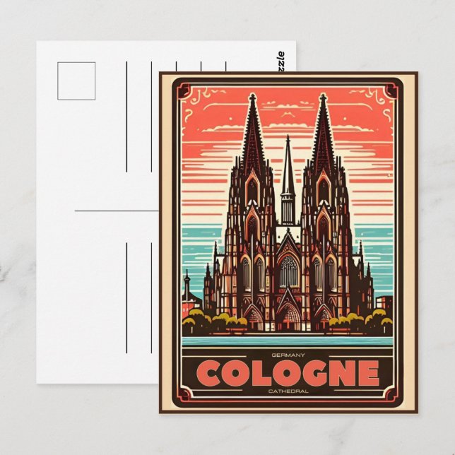 Kölner Dom, Köln - Urlaub Postkarte (Vorne/Hinten)