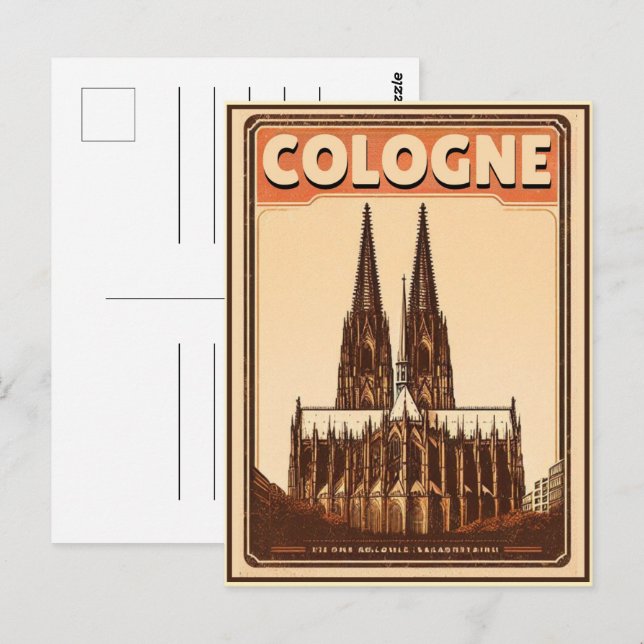 Kölner Dom, Köln - Urlaub Postkarte (Vorne/Hinten)