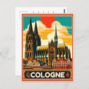 Kölner Dom, Köln - Urlaub Postkarte