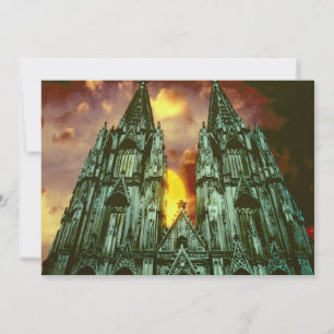 Kölner Dom mit Sonne