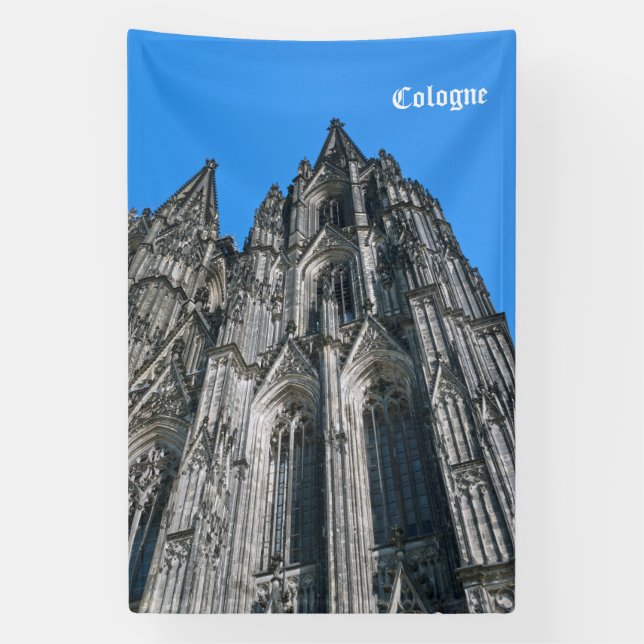Kölner Dom Premium Flexi Magnet Banner (Vertikal)