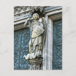 Kölner Dom Statue Postkarte
