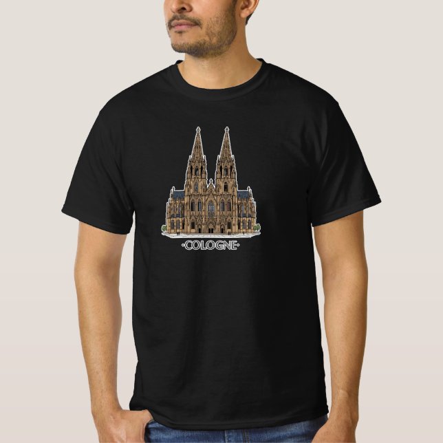 Kölner Dom T-Shirt (Vorderseite)