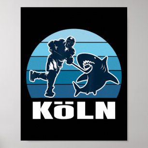 Kölner Eishockeyfan - Hai Poster