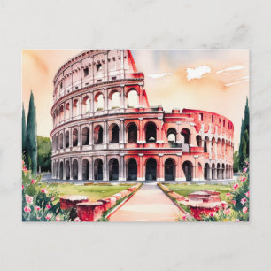 Kölner Rom Wasserfarbenkunst Postkarte
