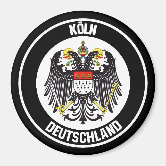 Kölner RundEmblem Magnet (Vorne)