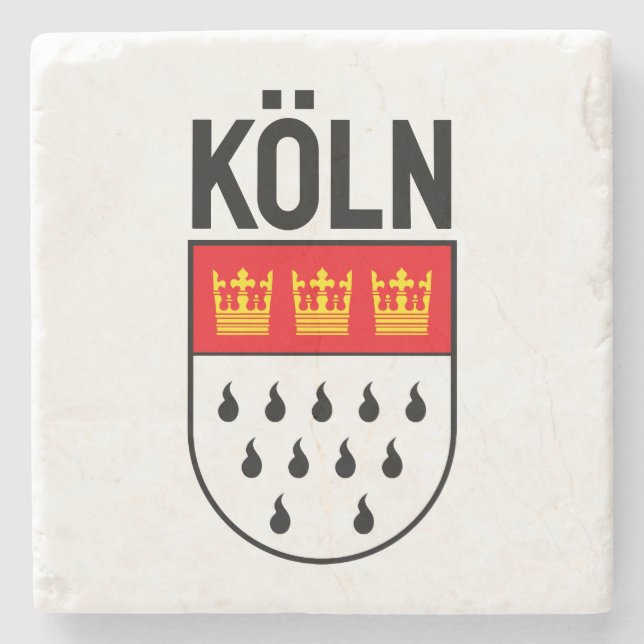 Kölner Wappen (Deutschland) Steinuntersetzer (Vorderseite)
