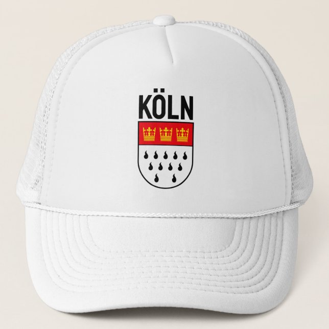 Kölner Wappen (Deutschland) Truckerkappe (Vorderseite)