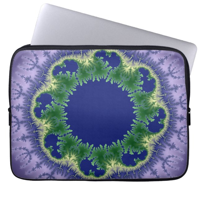 Kolo Fraktal art Laptopschutzhülle (Vorderseite)
