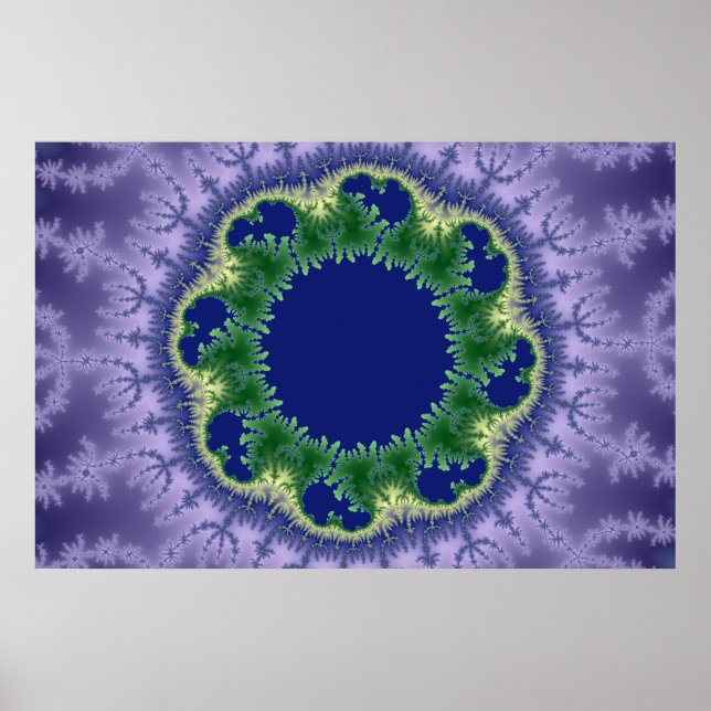 Kolo Fraktal art Poster (Vorne)