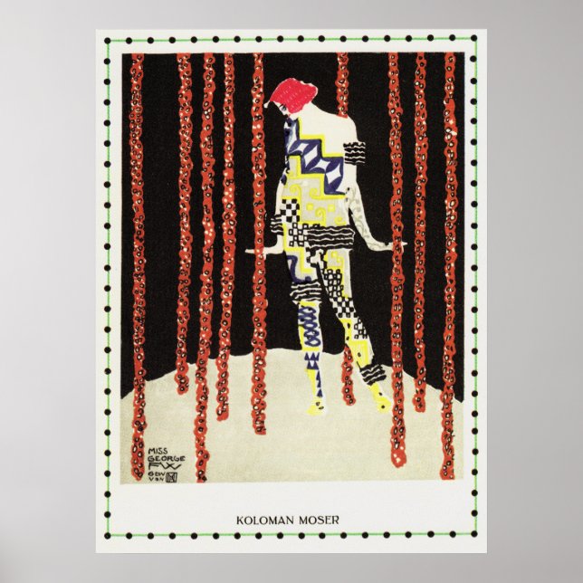 Kolo Moser - Dancer Miss Olga George Poster (Vorne)