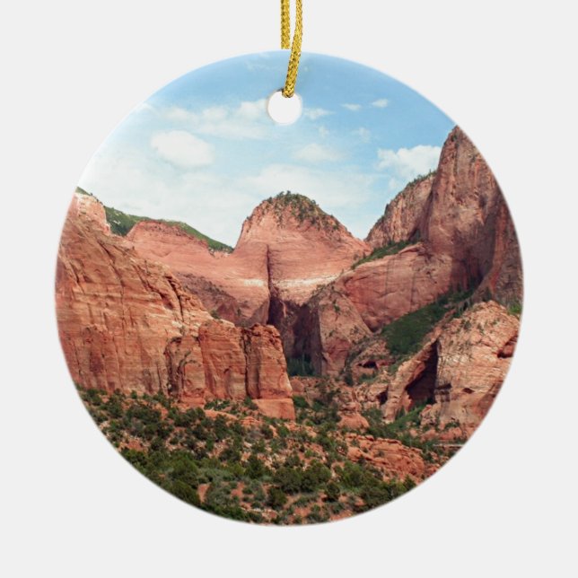 Kolob Schluchten, Zion Nationalpark, Utah, USA Keramikornament (Vorne)