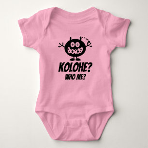 Kolohe? Wer bin ich? Baby Clothing By: Ho Brah! Baby Strampler