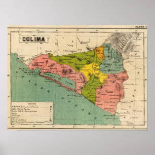 Kololima, Mexiko 2 Poster