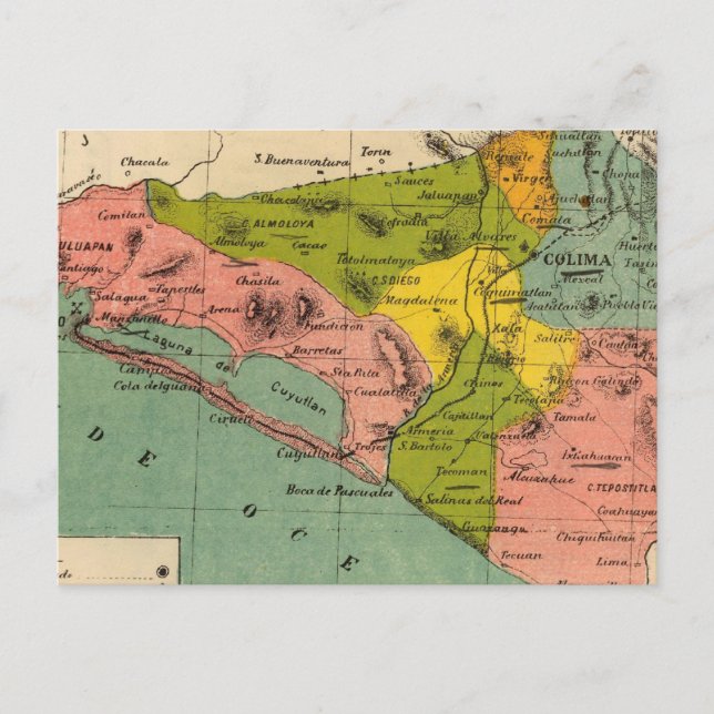 Kololima, Mexiko 2 Postkarte (Vorderseite)