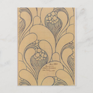 Koloman Moser - Blumenmuster Postkarte