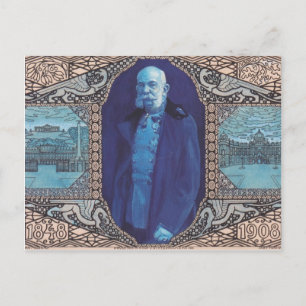 Koloman Moser - Design für die Jubiläumskarte Postkarte