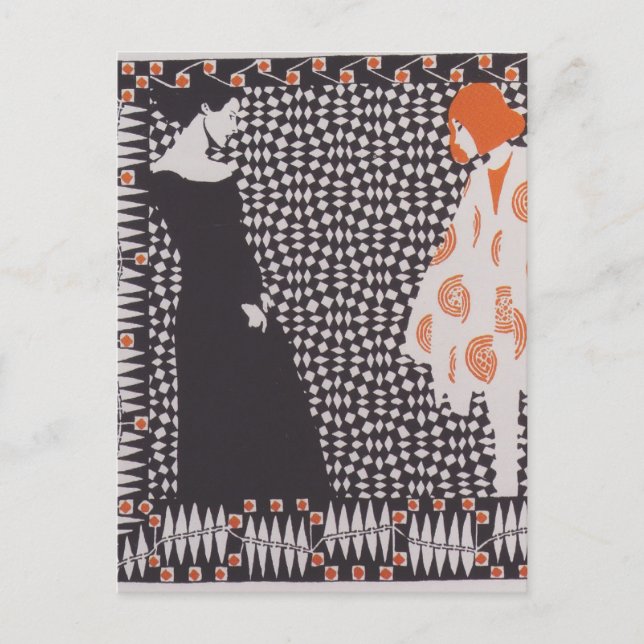 Koloman Moser - Frühjahr Postkarte (Vorderseite)