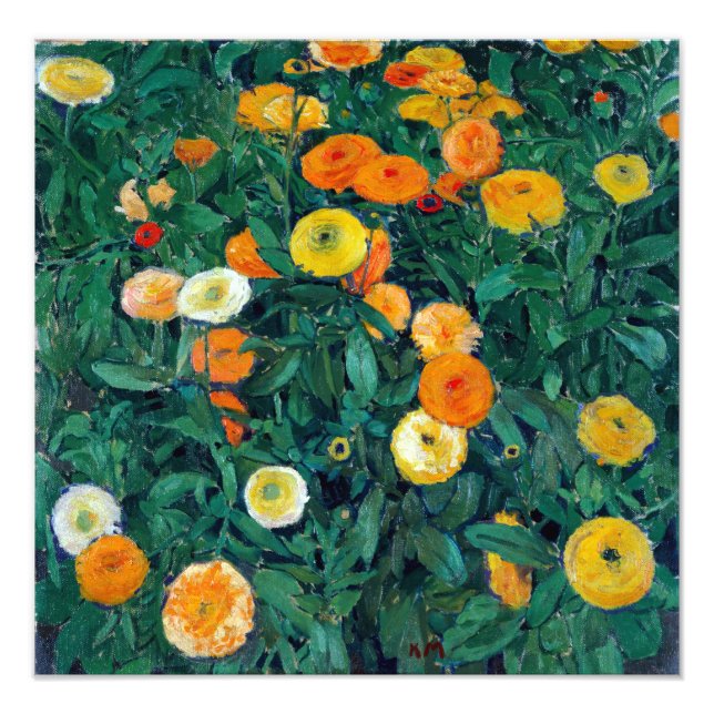 Koloman Moser Marigolds Poster (Vorne)