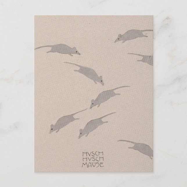 Koloman Moser-Picture Buch für die Nichte von Dith Postkarte (Vorderseite)