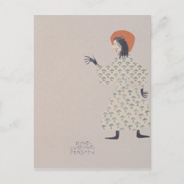 Koloman Moser-Picture Buch für die Nichte von Dith Postkarte (Vorderseite)