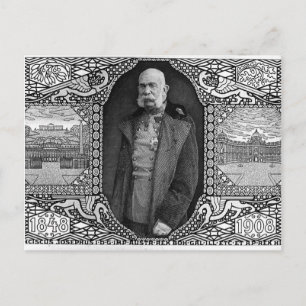 Koloman Moser - Postkarte mit Kaiser Franz Josef
