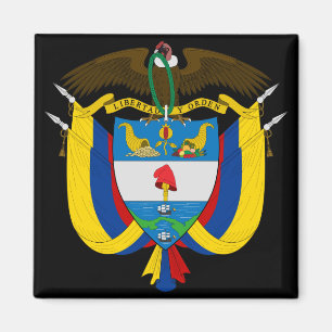 Kolombieemblem Magnet