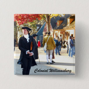Kolonial Williamsburg Button