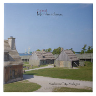 Koloniale Michilimackinac-Fliese Fliese