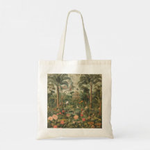 Kolonialer Safari-Garten Tagtraum Budget-Tote