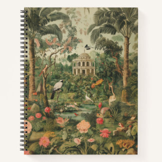 Koloniales Safari-Garten Tagtraum Spiralblock Notizbuch