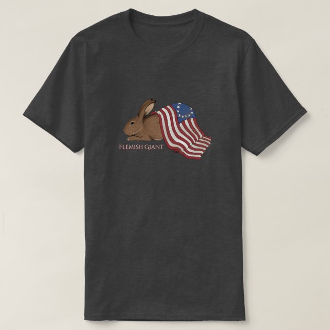Kolonialflagge Flandern T-Shirt (Design vorne)