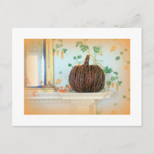 Kolonialkürbis Postkarte