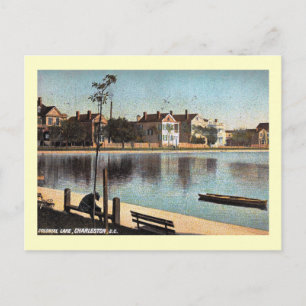 Kolonialsee, Charleston, South Carolina Vintag Postkarte