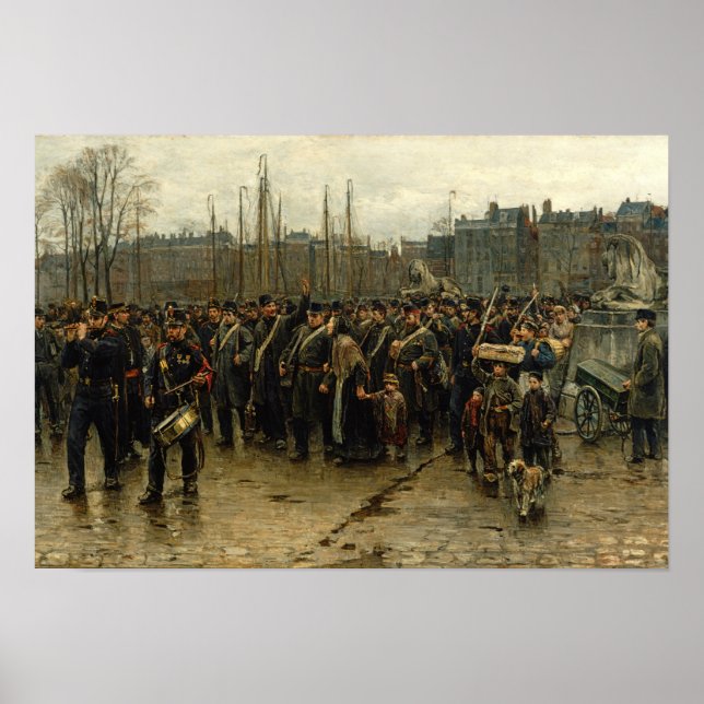 Kolonialsoldaten Isaac Israel Poster (Vorne)