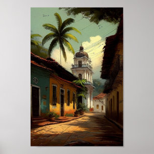 Kolonialvilla Brasilien, Palm Tree Wall Art Poster