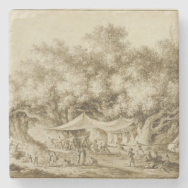 Kolonialzeit Steinuntersetzer