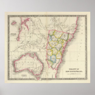 Kolonie von New South Wales Poster