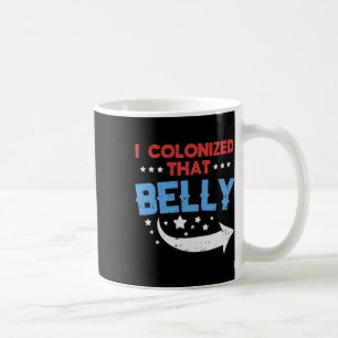 Kolonisierte diesen Bauch 4. Juli Schwangerschaft  Kaffeetasse