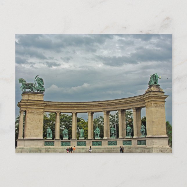 Kolonnade der Helden Ungarns Postkarte (Vorderseite)