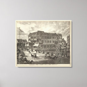 Kolonnaden-Haus, Atlantic City Leinwanddruck