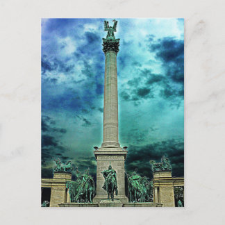 Kolonne des Heldenplatzes, Budapest(2) Postkarte