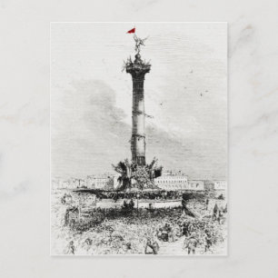 Kolonne, Place de la Bastill, Paris Postkarte