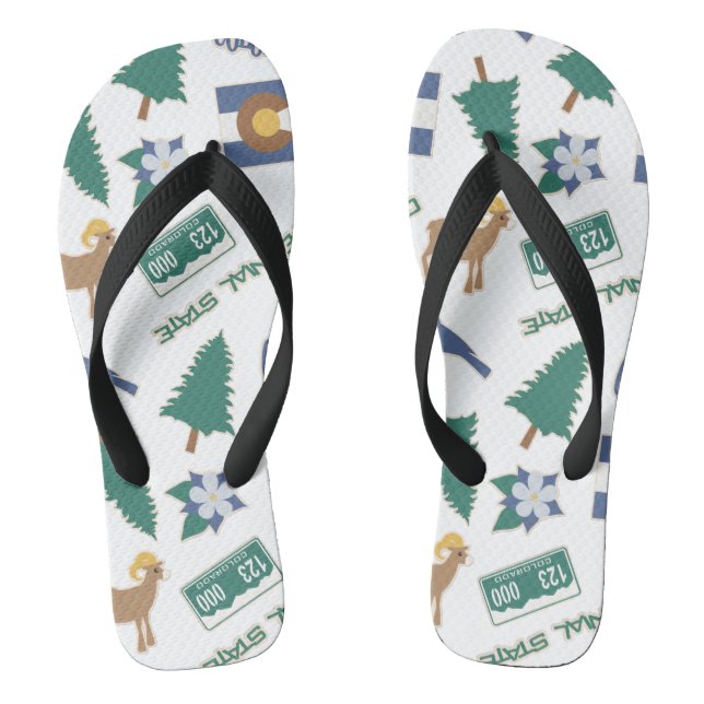 Kolorado-Fun-Muster Flip Flops (Fußbett)