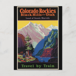 Kolorado Rockies Postkarte