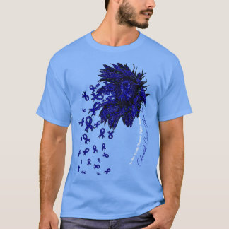 Kolorektal Awareness Sonnenblume niemand kämpft al T-Shirt