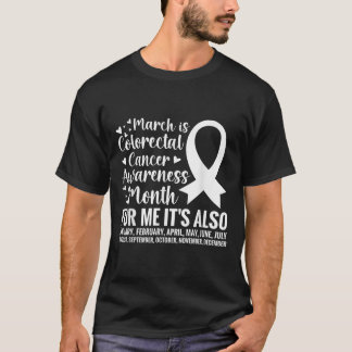 Kolorektalkarzinom-Aufklärung Monat Kolonkarzinom T-Shirt